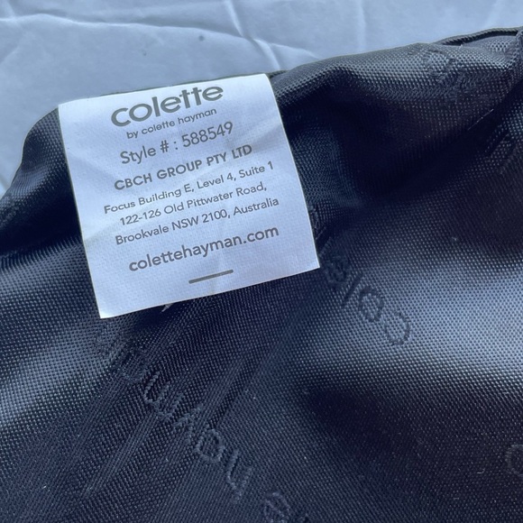 Chain Strap Crossbody Collete Hayman Bag Purse Clutch - Picture 7 of 14